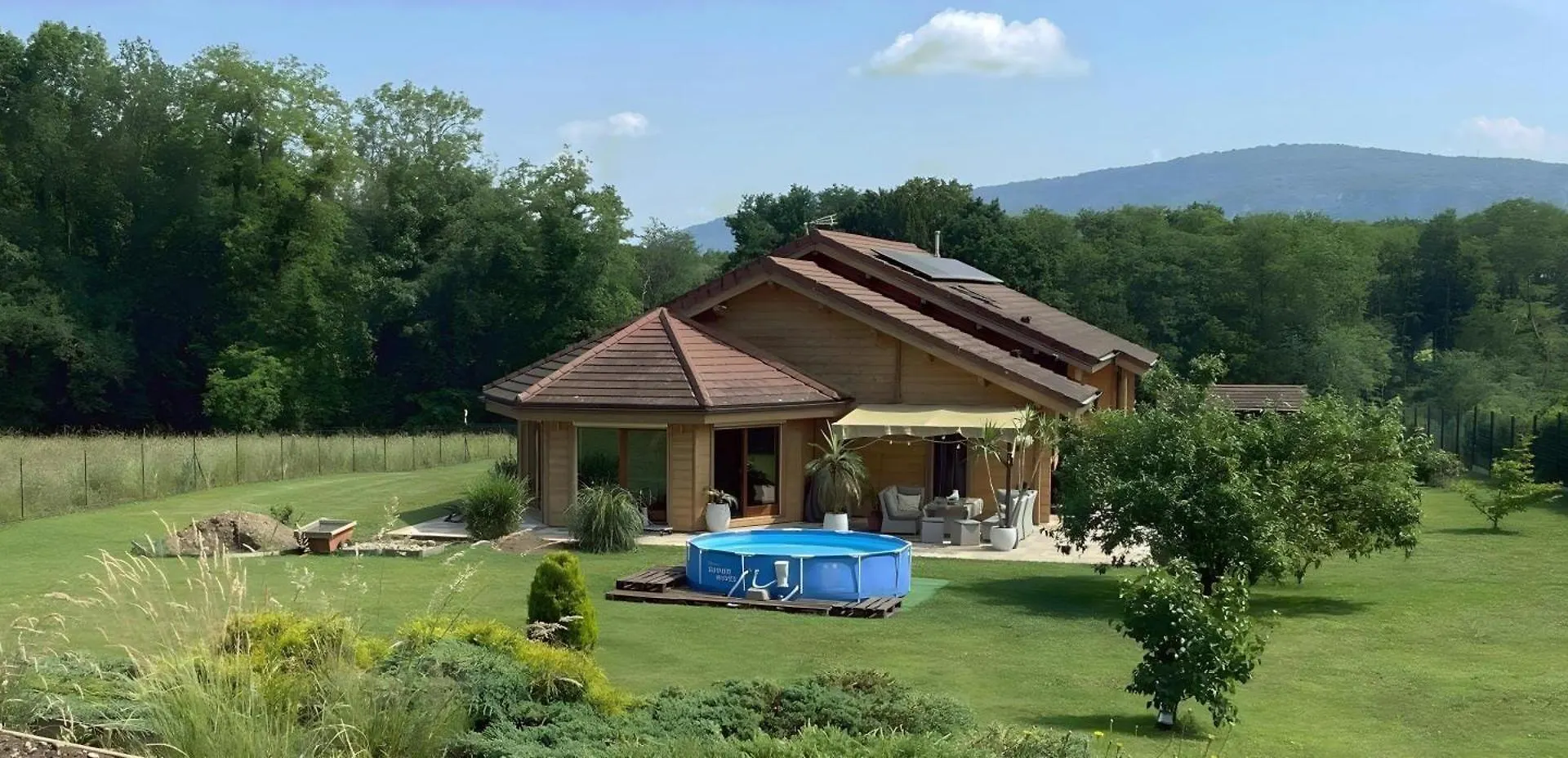 Magnifique Chalet Avec Piscine Et Salle De Sport Peyrieu Villa